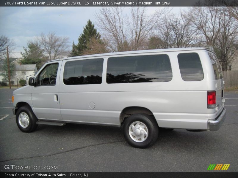 Silver Metallic / Medium Flint Grey 2007 Ford E Series Van E350 Super Duty XLT 15 Passenger