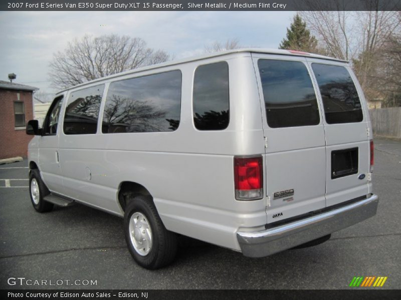 Silver Metallic / Medium Flint Grey 2007 Ford E Series Van E350 Super Duty XLT 15 Passenger