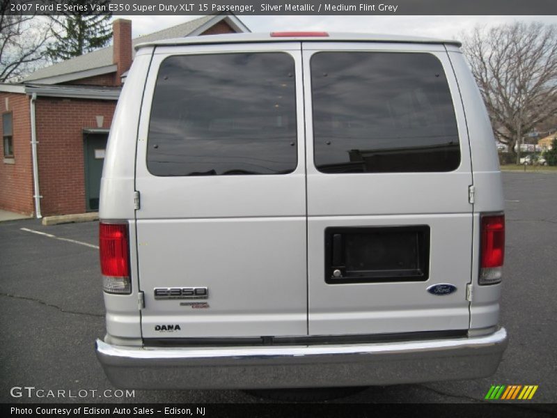 Silver Metallic / Medium Flint Grey 2007 Ford E Series Van E350 Super Duty XLT 15 Passenger