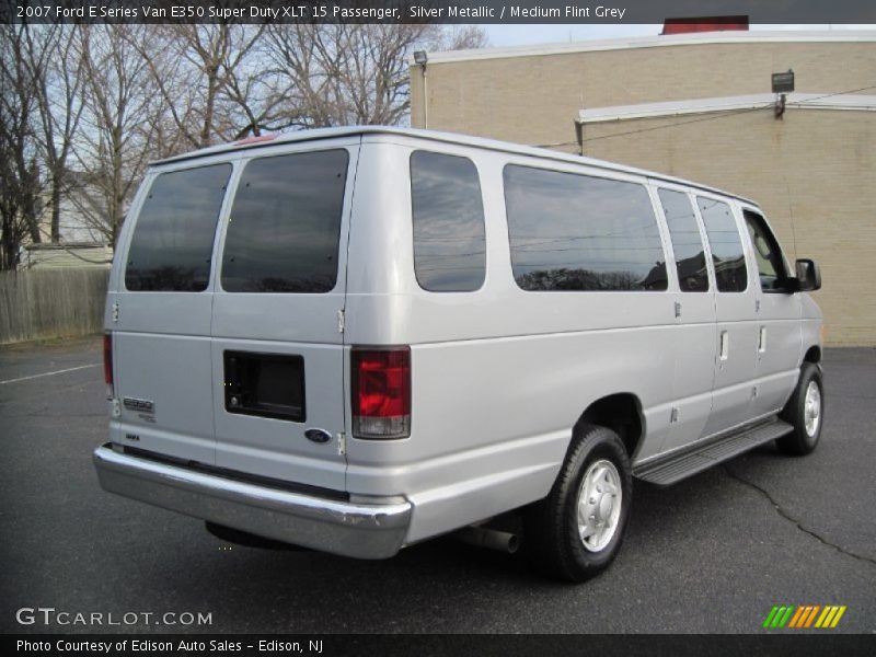 Silver Metallic / Medium Flint Grey 2007 Ford E Series Van E350 Super Duty XLT 15 Passenger