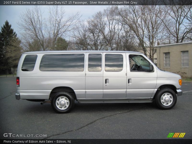 Silver Metallic / Medium Flint Grey 2007 Ford E Series Van E350 Super Duty XLT 15 Passenger