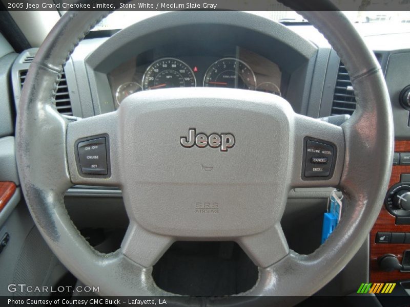 Stone White / Medium Slate Gray 2005 Jeep Grand Cherokee Limited