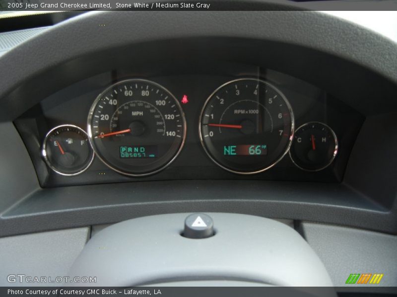 Stone White / Medium Slate Gray 2005 Jeep Grand Cherokee Limited