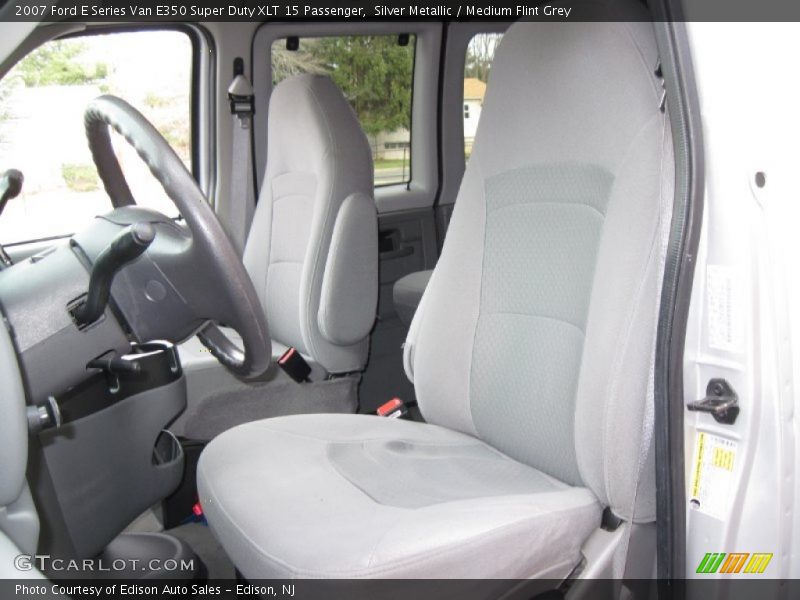 Silver Metallic / Medium Flint Grey 2007 Ford E Series Van E350 Super Duty XLT 15 Passenger