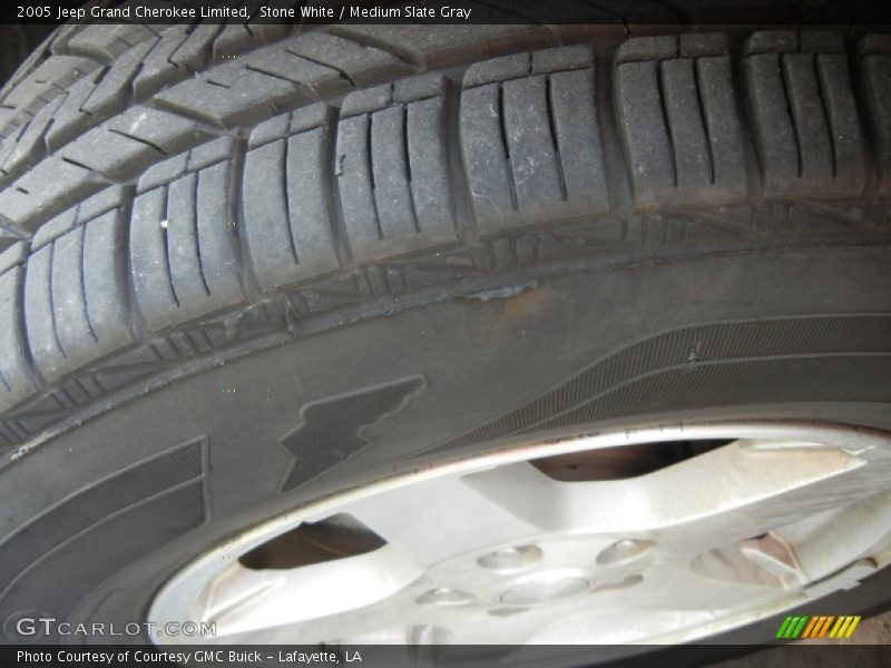 Stone White / Medium Slate Gray 2005 Jeep Grand Cherokee Limited