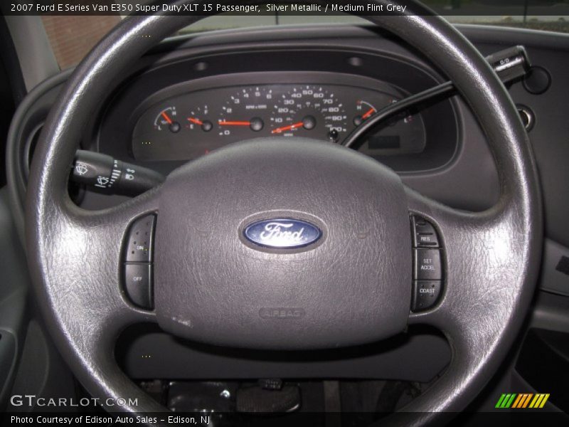 Silver Metallic / Medium Flint Grey 2007 Ford E Series Van E350 Super Duty XLT 15 Passenger