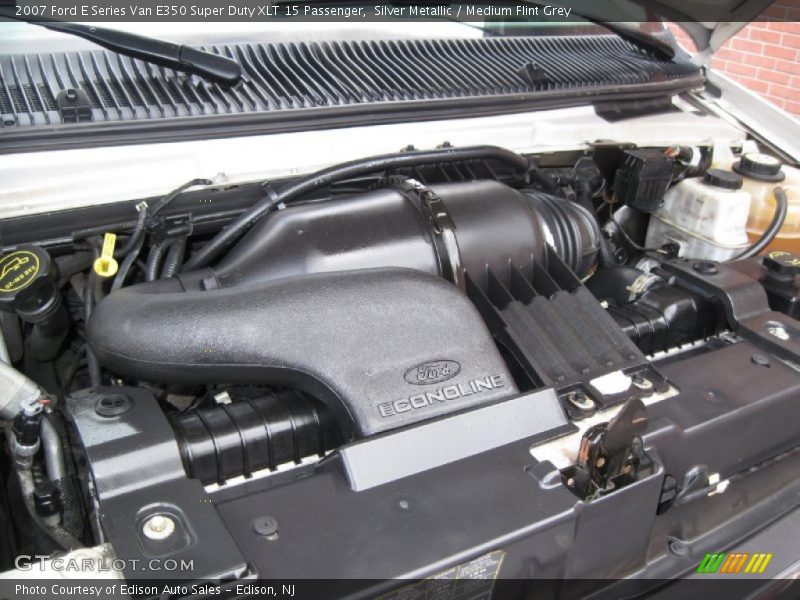 Silver Metallic / Medium Flint Grey 2007 Ford E Series Van E350 Super Duty XLT 15 Passenger