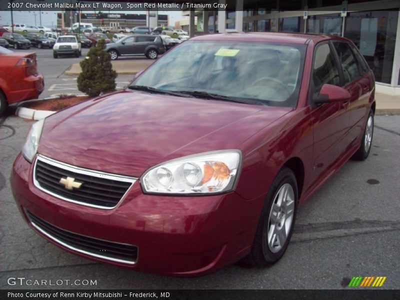 Sport Red Metallic / Titanium Gray 2007 Chevrolet Malibu Maxx LT Wagon