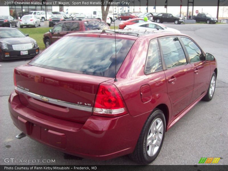 Sport Red Metallic / Titanium Gray 2007 Chevrolet Malibu Maxx LT Wagon