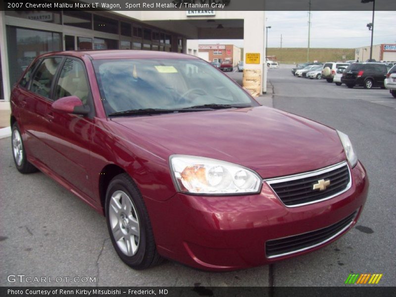 Sport Red Metallic / Titanium Gray 2007 Chevrolet Malibu Maxx LT Wagon