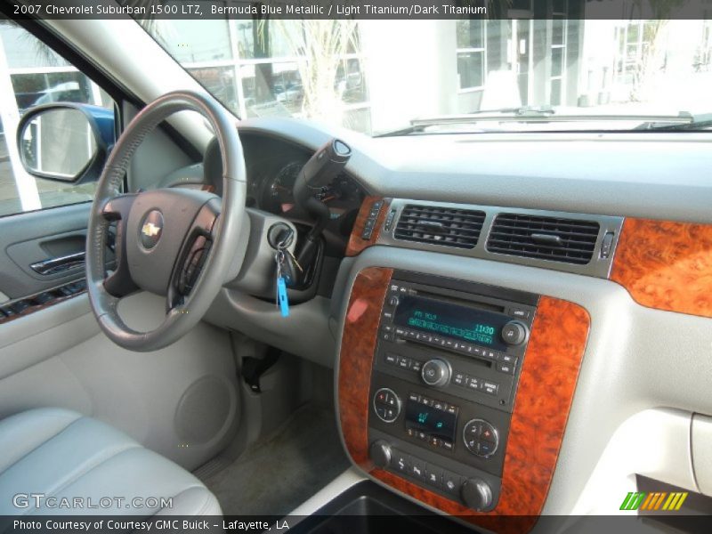 Bermuda Blue Metallic / Light Titanium/Dark Titanium 2007 Chevrolet Suburban 1500 LTZ