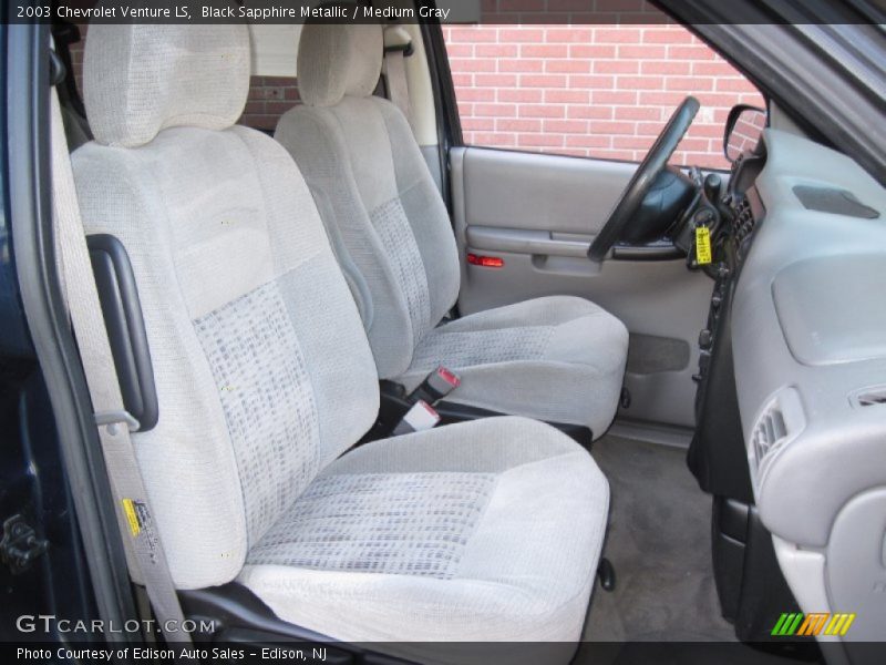 Black Sapphire Metallic / Medium Gray 2003 Chevrolet Venture LS