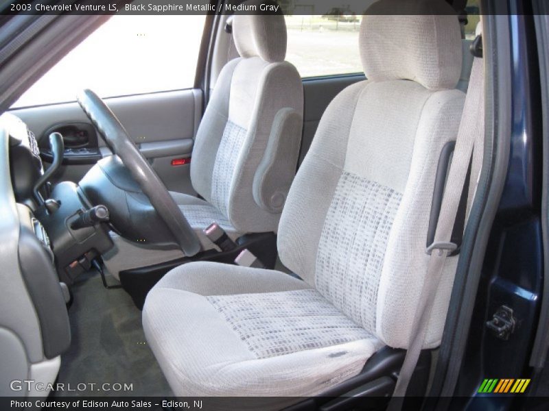Black Sapphire Metallic / Medium Gray 2003 Chevrolet Venture LS