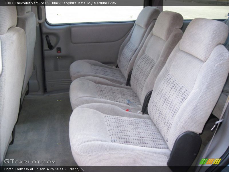 Black Sapphire Metallic / Medium Gray 2003 Chevrolet Venture LS