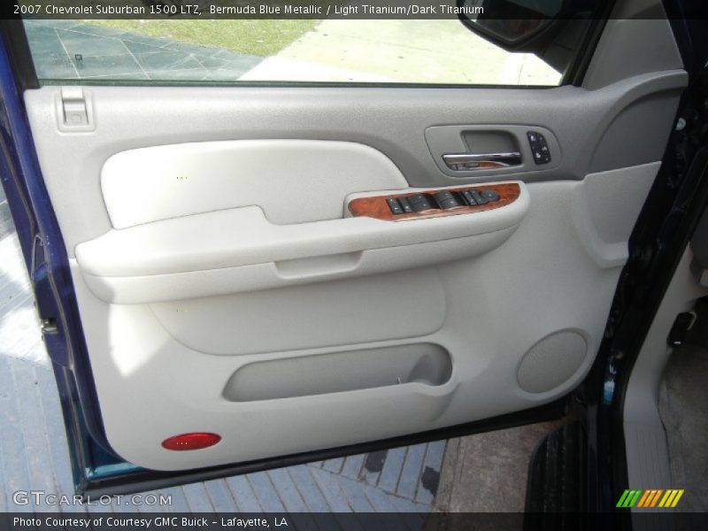 Bermuda Blue Metallic / Light Titanium/Dark Titanium 2007 Chevrolet Suburban 1500 LTZ