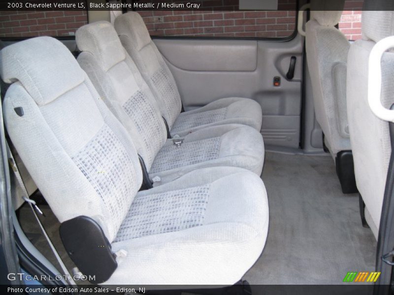 Black Sapphire Metallic / Medium Gray 2003 Chevrolet Venture LS