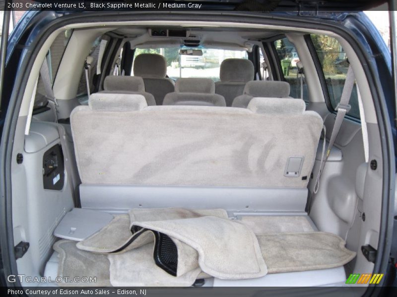 Black Sapphire Metallic / Medium Gray 2003 Chevrolet Venture LS