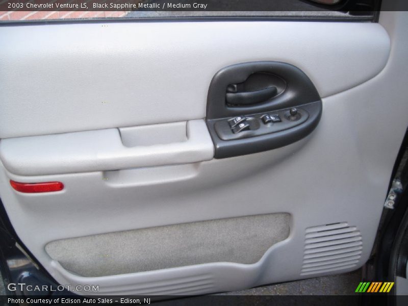 Black Sapphire Metallic / Medium Gray 2003 Chevrolet Venture LS