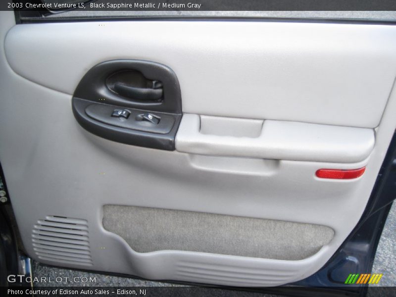 Black Sapphire Metallic / Medium Gray 2003 Chevrolet Venture LS