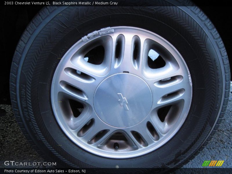 Black Sapphire Metallic / Medium Gray 2003 Chevrolet Venture LS