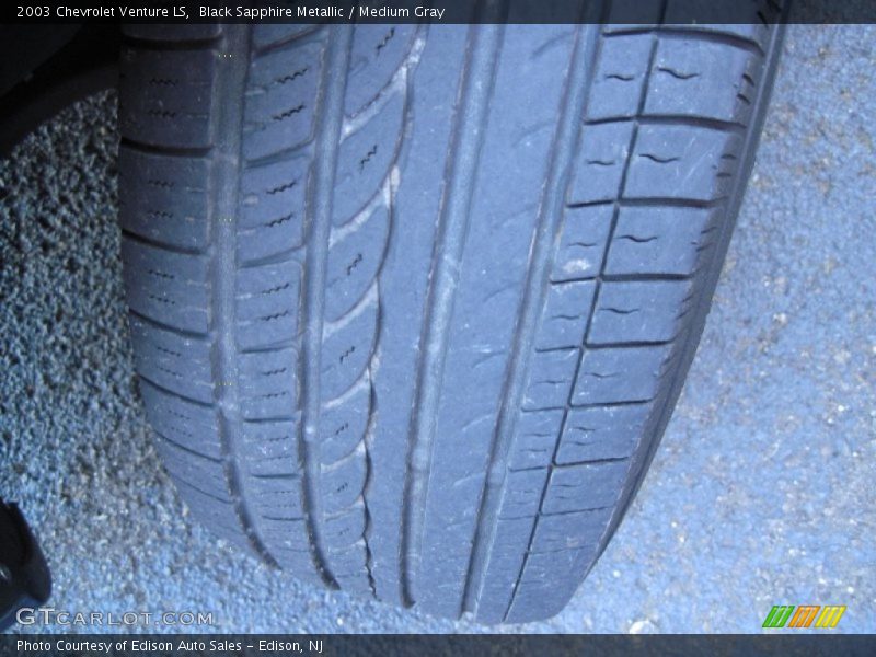 Black Sapphire Metallic / Medium Gray 2003 Chevrolet Venture LS