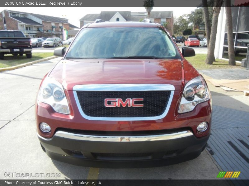 Red Jewel / Ebony 2008 GMC Acadia SLE