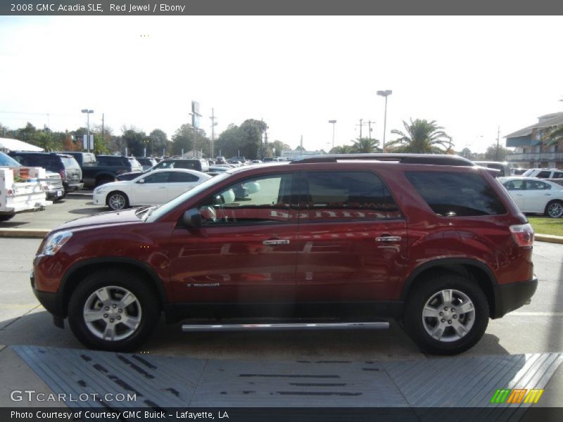 Red Jewel / Ebony 2008 GMC Acadia SLE