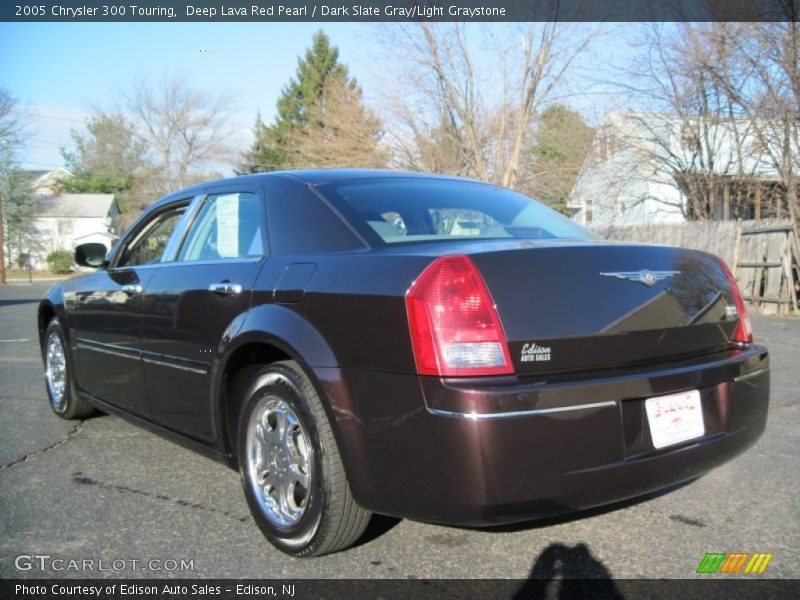 Deep Lava Red Pearl / Dark Slate Gray/Light Graystone 2005 Chrysler 300 Touring