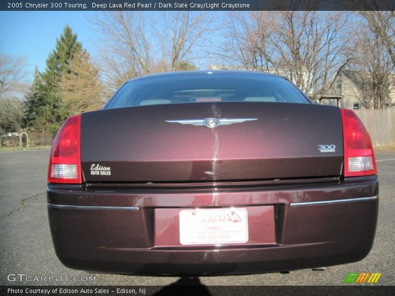 Deep Lava Red Pearl / Dark Slate Gray/Light Graystone 2005 Chrysler 300 Touring