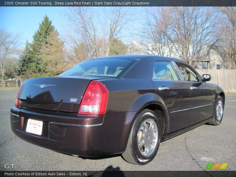 Deep Lava Red Pearl / Dark Slate Gray/Light Graystone 2005 Chrysler 300 Touring