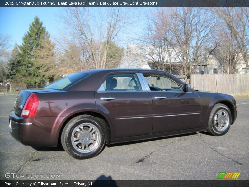 Deep Lava Red Pearl / Dark Slate Gray/Light Graystone 2005 Chrysler 300 Touring