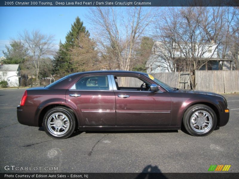 Deep Lava Red Pearl / Dark Slate Gray/Light Graystone 2005 Chrysler 300 Touring