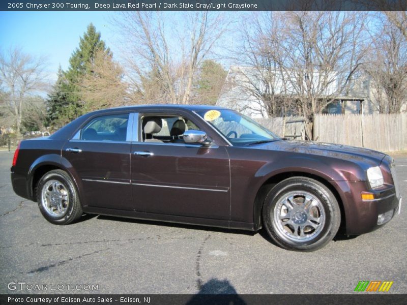 Deep Lava Red Pearl / Dark Slate Gray/Light Graystone 2005 Chrysler 300 Touring