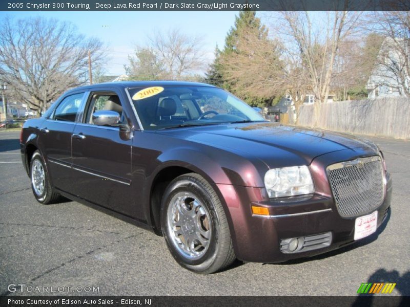 Deep Lava Red Pearl / Dark Slate Gray/Light Graystone 2005 Chrysler 300 Touring