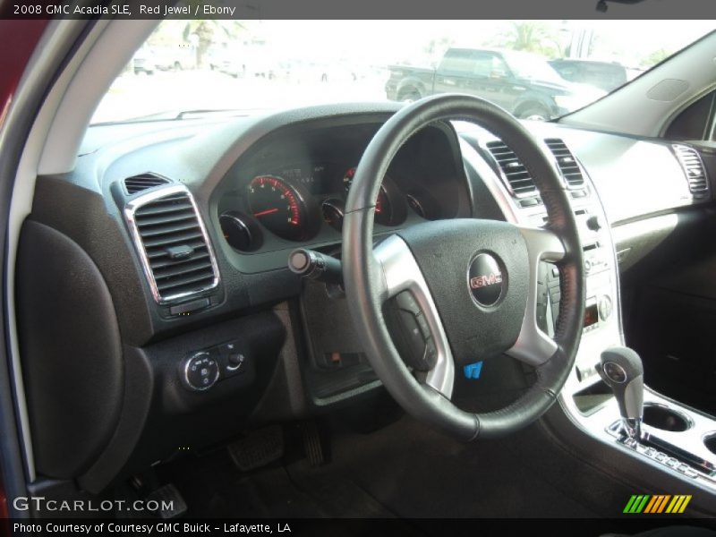 Red Jewel / Ebony 2008 GMC Acadia SLE