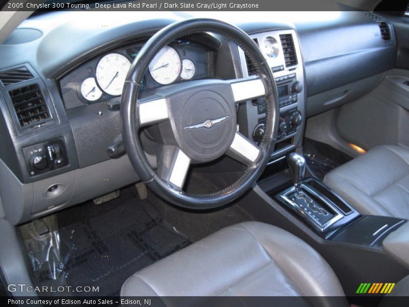Deep Lava Red Pearl / Dark Slate Gray/Light Graystone 2005 Chrysler 300 Touring