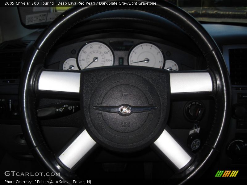 Deep Lava Red Pearl / Dark Slate Gray/Light Graystone 2005 Chrysler 300 Touring