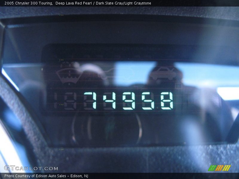 Deep Lava Red Pearl / Dark Slate Gray/Light Graystone 2005 Chrysler 300 Touring