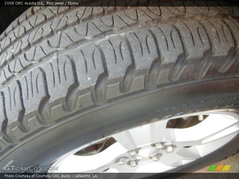 Red Jewel / Ebony 2008 GMC Acadia SLE
