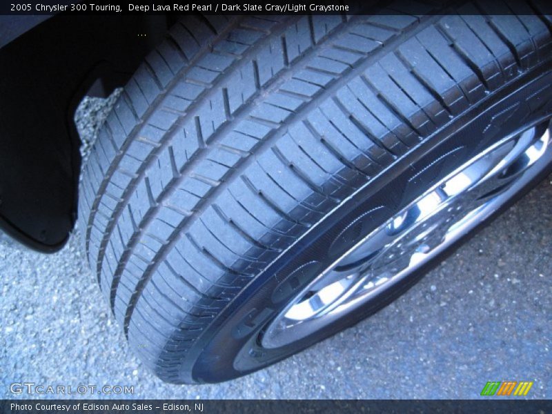 Deep Lava Red Pearl / Dark Slate Gray/Light Graystone 2005 Chrysler 300 Touring