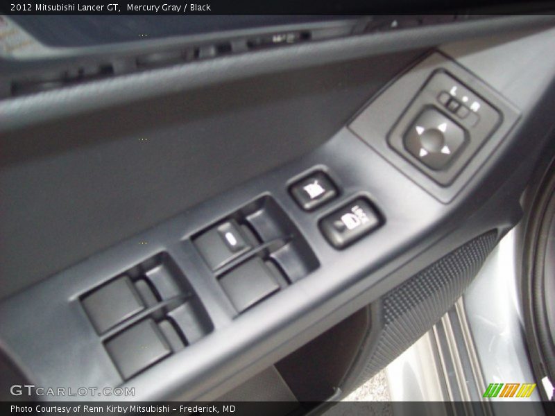 Mercury Gray / Black 2012 Mitsubishi Lancer GT