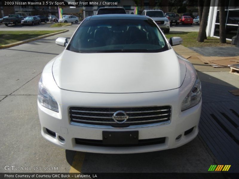 Winter Frost White / Charcoal 2009 Nissan Maxima 3.5 SV Sport