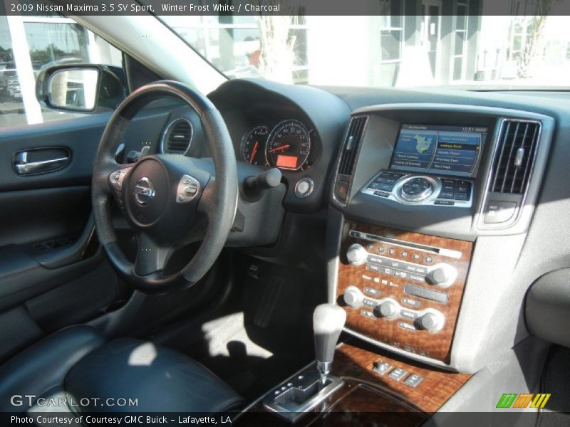 Winter Frost White / Charcoal 2009 Nissan Maxima 3.5 SV Sport