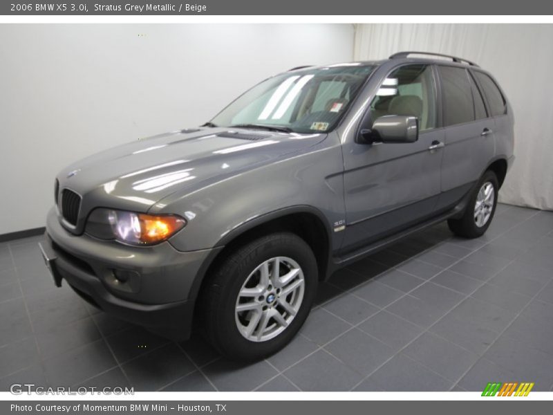 Stratus Grey Metallic / Beige 2006 BMW X5 3.0i