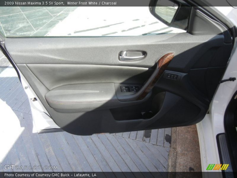 Winter Frost White / Charcoal 2009 Nissan Maxima 3.5 SV Sport