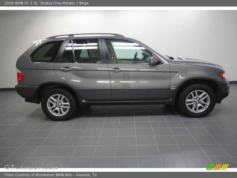 Stratus Grey Metallic / Beige 2006 BMW X5 3.0i