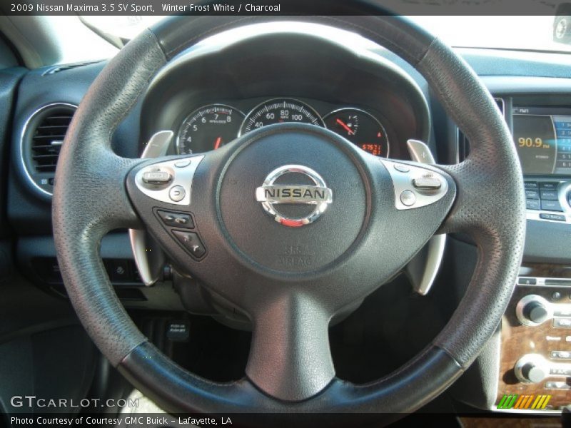 Winter Frost White / Charcoal 2009 Nissan Maxima 3.5 SV Sport
