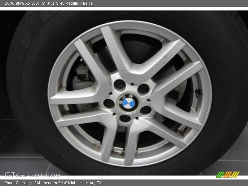 Stratus Grey Metallic / Beige 2006 BMW X5 3.0i