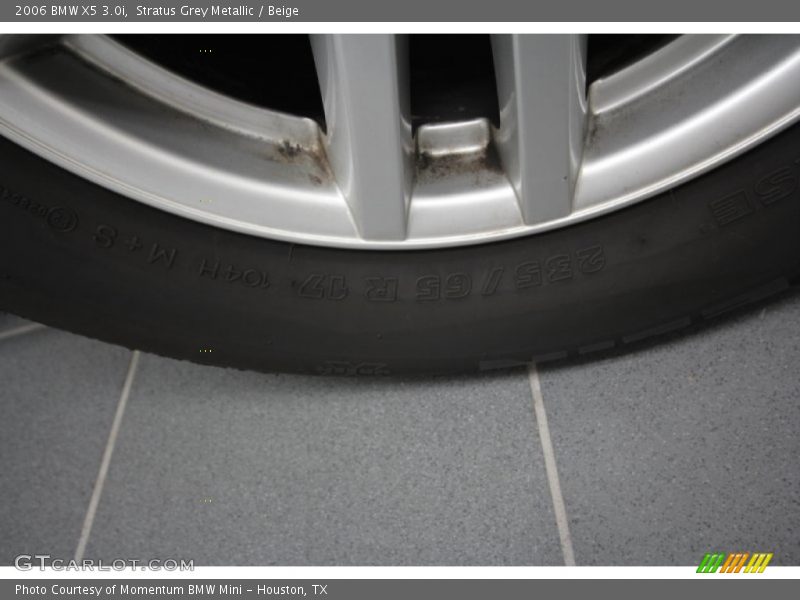 Stratus Grey Metallic / Beige 2006 BMW X5 3.0i