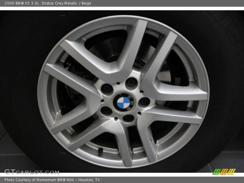 Stratus Grey Metallic / Beige 2006 BMW X5 3.0i